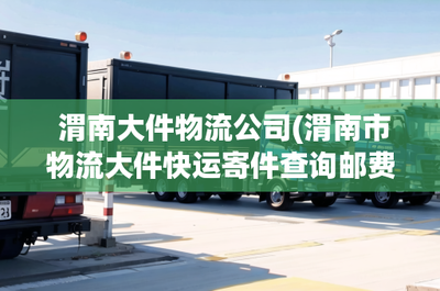 渭南大件物流公司 寄件查詢、郵費(fèi)估算與票據(jù)信息咨詢服務(wù)全指南